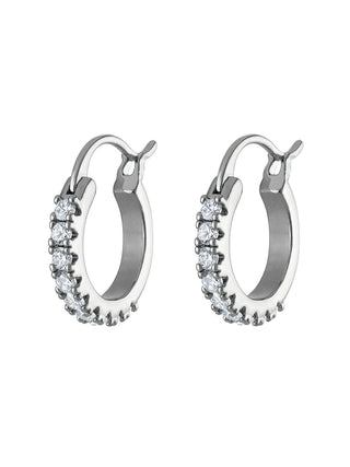Lane Mini Hoop- Silver