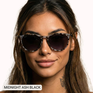 Midnight Polarized Sunglasses- Ash Black