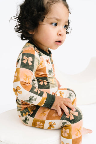 Bow Patchwork Bamboo Set