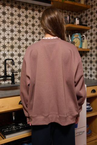 Jesus Applique Mock Neck Sweatshirt