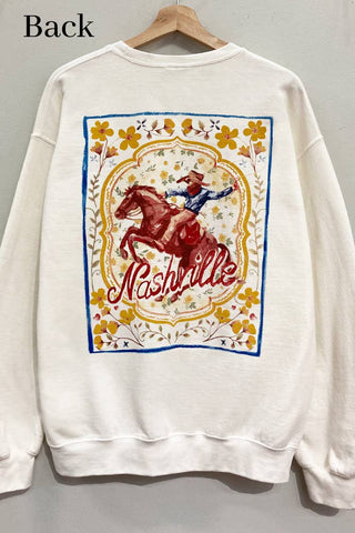 Vintage Nashville Oversized Sweatshirt