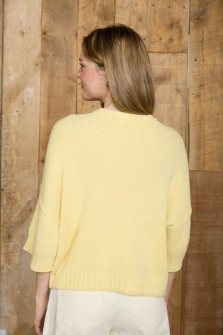 Butter Me Up Sweater- Butter Yellow
