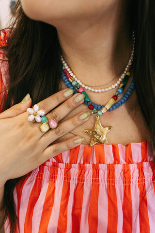 Summer Star Beaded Necklace- Beljoy