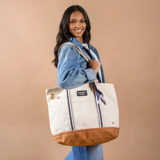 The Darling Canvas Tote Bag-Huddle Up