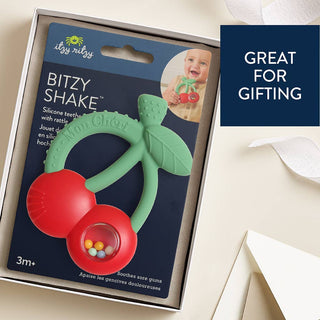 Bitzy Shake™ - Silicone Teether with Rattle