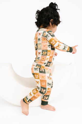 Bow Patchwork Bamboo Set