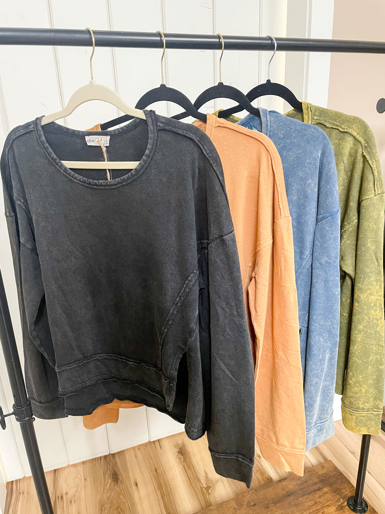 Transition With Me Sweatshirt- Olive