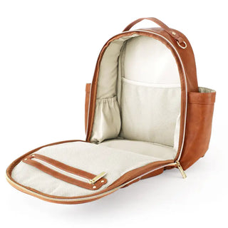 Cognac Mini Diaper Bag- Itzy Ritzy