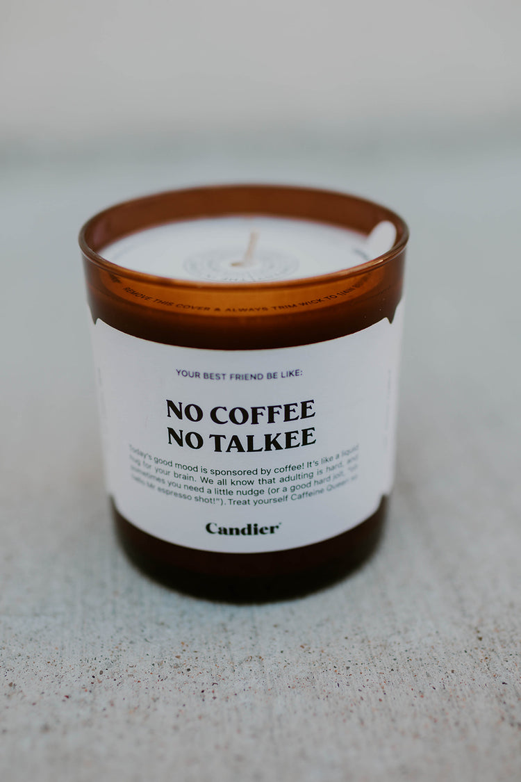 No Coffee Candle