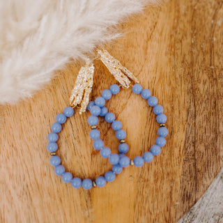 Gold & Blue Hoops