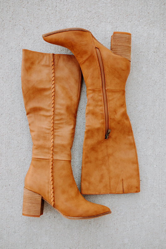 Madeline Tall Boots- Camel