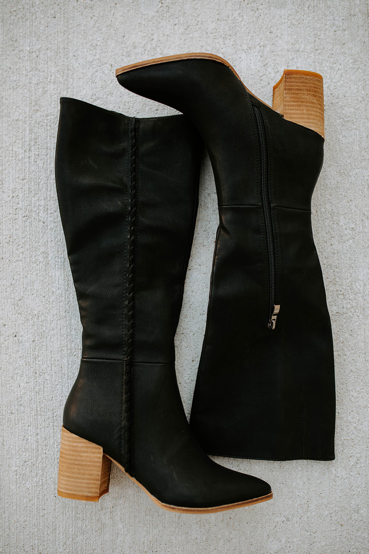 Madeline Tall Boots- Black