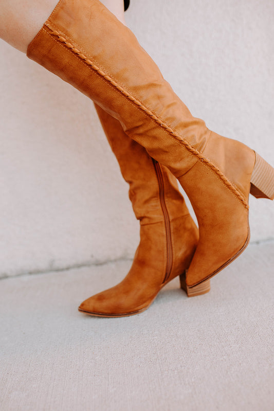 Madeline Tall Boots- Camel