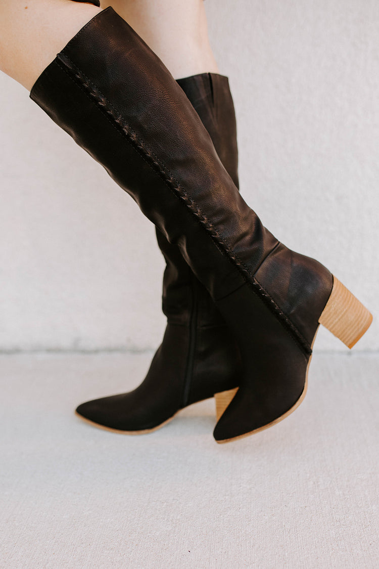 Madeline Tall Boots- Black