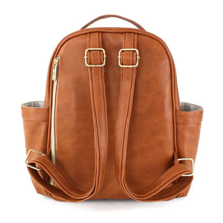 Cognac Mini Diaper Bag- Itzy Ritzy