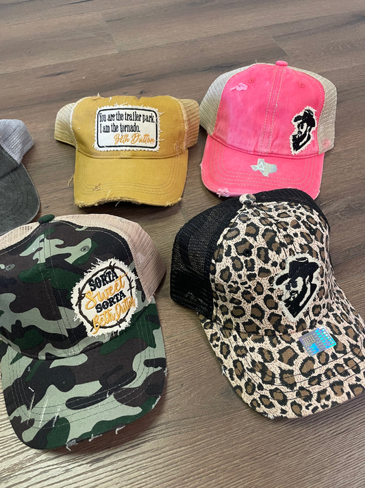 Yellowstone Distressed Hats (Several Styles)